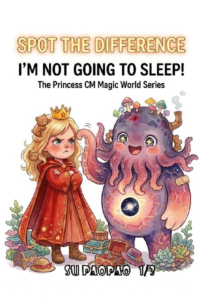 CM Magic Princess: A Search and Find Puzzle Book¿Babies who wont Sleep.: I Spy Activity Games and Brain Teasers for Kids, Fun Screen-Free Travel Gift for Girls Ages 4-8