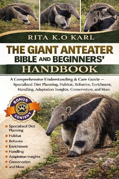THE GIANT ANTEATER BIBLE AND BEGINNERS HANDBOOK: A Comprehensive Understanding & Care Guide - Specialized Diet Planning, Habitat, Behavior, Enrichment, Handling, Adaptation Insights, Conservation, and More.