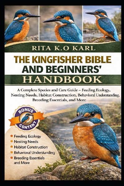 THE KINGFISHER BIBLE AND BEGINNERS HANDBOOK: A Complete Species and Care Guide - Feeding Ecology, Nesting Needs, Habitat Construction, Behavioral Understanding, Breeding Essentials, and More.
