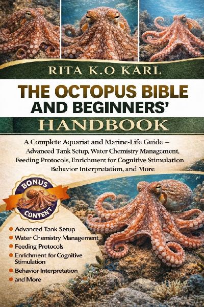 THE OCTOPUS BIBLE AND BEGINNERS HANDBOOK: A Complete Aquarist and Marine-Life Guide - Advanced Tank Setup, Water Chemistry Management, Feeding Protocols, Enrichment for Cognitive Stimulation, Behavior Interpretation, and More.