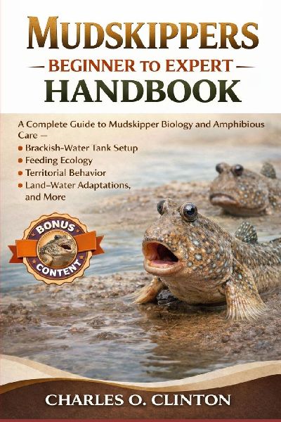 MUDSKIPPERS BEGINNER TO EXPERT HANDBOOK: A Complete Guide to Mudskipper Biology and Amphibious Care - Brackish-Water Tank Setup, Feeding Ecology, Territorial Behavior, Land-Water Adaptations, and More.