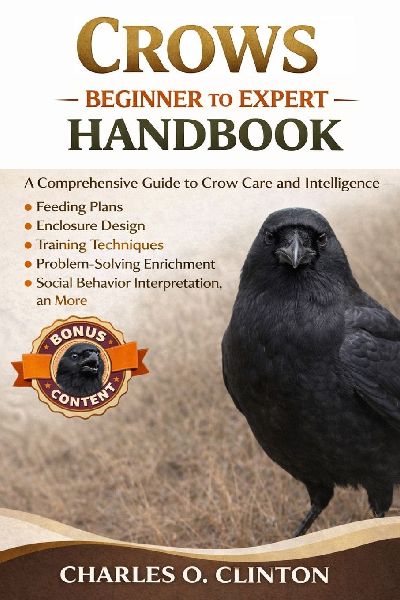 THE COMPLETE CROWS BEGINNER TO EXPERT HANDBOOK: A Comprehensive Guide to Crow Care and Intelligence - Feeding Plans, Enclosure Design, Training Techniques, Problem-Solving Enrichment, Social Behavior Interpretation, an More.