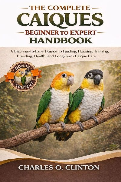 THE COMPLETE CAÍQUES BEGINNER TO EXPERT HANDBOOK: A Beginner-to-Expert Guide to Feeding, Housing, Training, Breeding, Health, and Long-Term Caïque Care