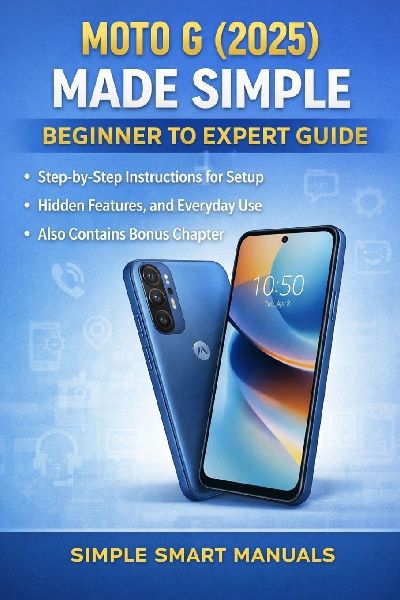 Moto G (2025) Made Simple: Beginner to Expert Guide: Step-by-Step Instructions for Setup, Hidden Features, and Everyday Use, Also Contains Bonus Chapter