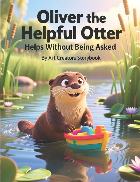 Oliver the Helpful Otter Helps Without Being Asked: A Heartwarming Childrens Story About Kindness, Initiative, Empathy, and Helping Others for Kids Ages 3-7