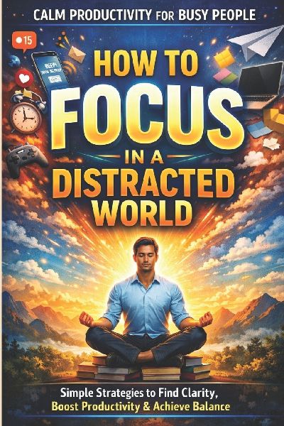 How to Focus in a Distracted World: A Calm Productivity System for Busy Professionals: Simple Daily Rituals to Eliminate Distractions, Improve Concentration, and Get Meaningful Work Done Without Burno