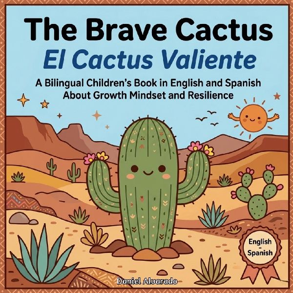The Brave Cactus - El Cactus Valiente: A Bilingual Childrens Book in English and Spanish About Growth Mindset and Resilience