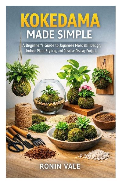 KOKEDAMA MADE SIMPLE: A Beginners Guide to Japanese Moss Ball Design, Indoor Plant Styling, and Creative Display Projects