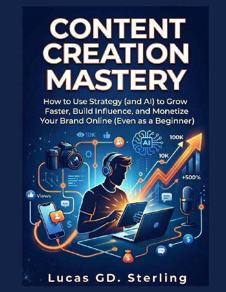 Content Creation Mastery: How to Use Strategy (and AI) to Grow Faster, and Monetize Your Brand Online (Even as a Beginner)