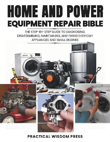 HOME AND POWER EQUIPMENT REPAIR BIBLE: The step-by-step guide to Diagnosing, disassembling, Maintaining, and Fixing Everyday Appliances and Small Engines