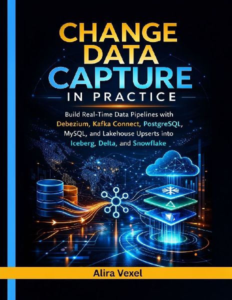 Change Data Capture in Practice: Build Real-Time Data Pipelines with Debezium, Kafka Connect, PostgreSQL, MySQL, and Lakehouse Upserts into Iceberg, Delta, and Snowflake