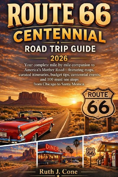 Route 66 Centennial Road Trip Guide 2026: Your Complete Mile-by-Mile Companion to Americas Mother Road with Maps, Itineries, Budget Tips, Centennial events....