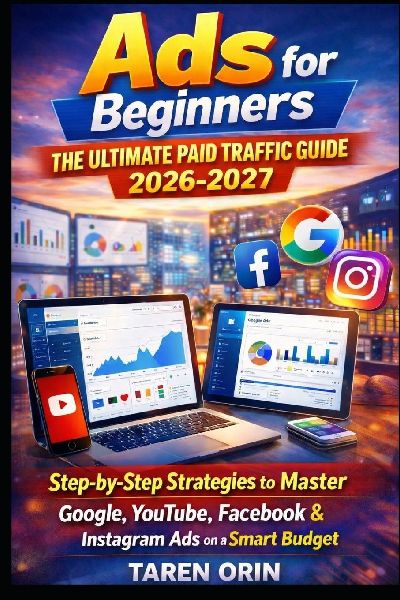 ADS FOR BEGINNERS: THE ULTIMATE PAID TRAFFIC GUIDE: Step-By-Step Strategies To Master Google, Youtube, Facebook & Instagram Ads On A Smart Budget