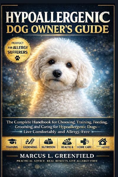 HYPOALLERGENIC DOG OWNERS GUIDE: The Complete Handbook for Choosing, Training, Feeding, Grooming, and Caring for Hypoallergenic Dogs-Live Comfortably and Allergy-Free