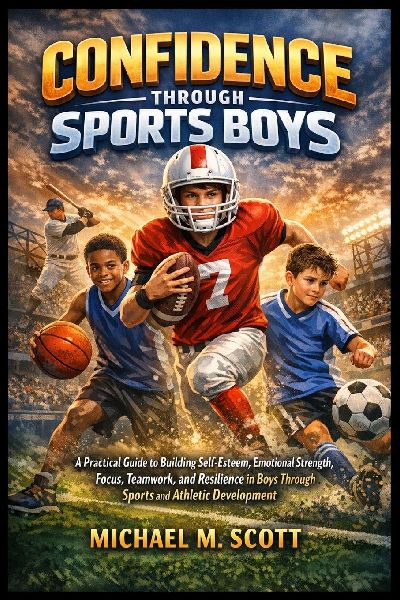 CONFIDENCE THROUGH SPORTS BOYS: A Practical Guide to Building Self-Esteem, Emotional Strength, Focus, Teamwork, and Resilience in Boys Through Sports and Athletic Development