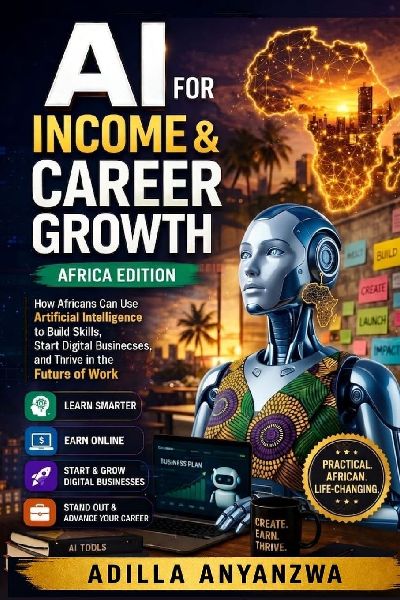 AI for Income & Career Growth (Africa Edition): How Africans Can Use Artificial Intelligence to Build Skills, Start Digital Businesses, and Thrive in the Future of Work