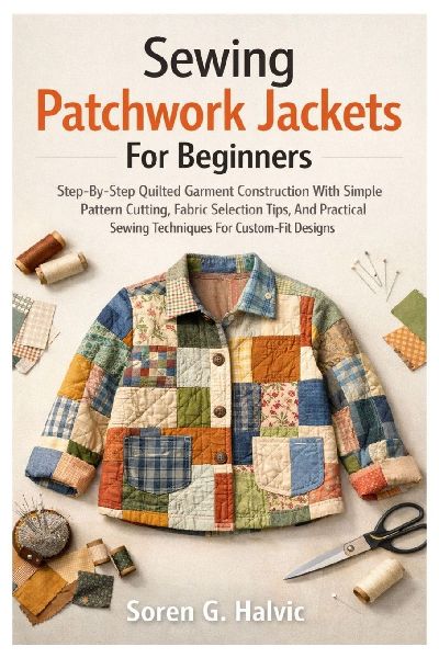 Sewing Patchwork Jackets For Beginners: Step-By-Step Quilted Garment Construction With Simple Pattern Cutting, Fabric Selection Tips, And Practical Sewing Techniques For Custom-Fit Designs