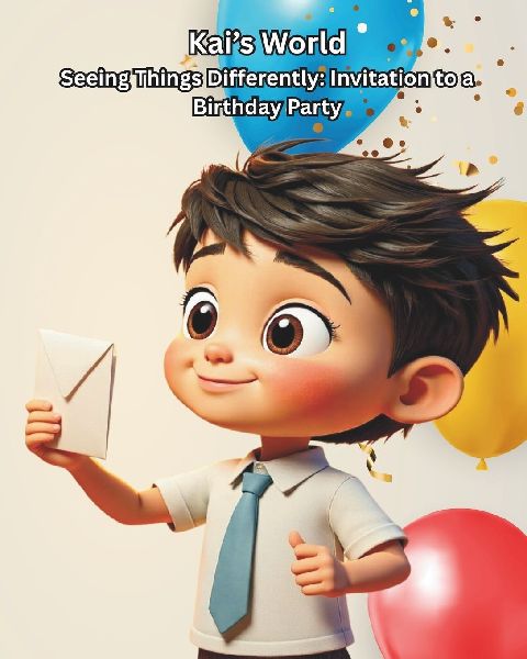 Kais World | A Childrens Book About Autism, Understanding Differences, and Kindness: Seeing Things Differently: Invitation to a Birthday Party