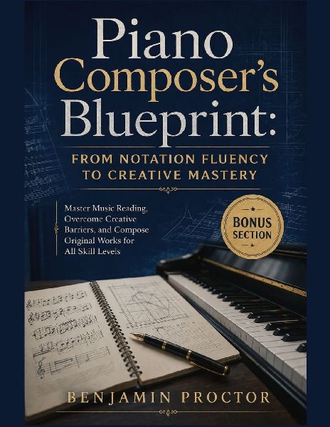 Piano Composers Blueprint: From Notation Fluency to Creative Mastery: Master Music Reading, Overcome Creative Barriers, and Compose Original Works for All Skill Levels