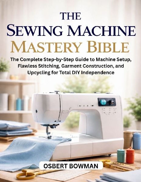 The Sewing Machine Mastery  Bible: The Complete Step-by-Step Guide to Machine Setup, Flawless Stitching, Garment Construction, and Upcycling for Total DIY Independence