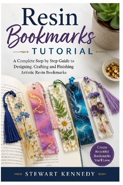 Resin Bookmarks Tutorial: A Complete Step by Step Guide to Designing, Crafting and Finishing Artistic Resin Bookmarks