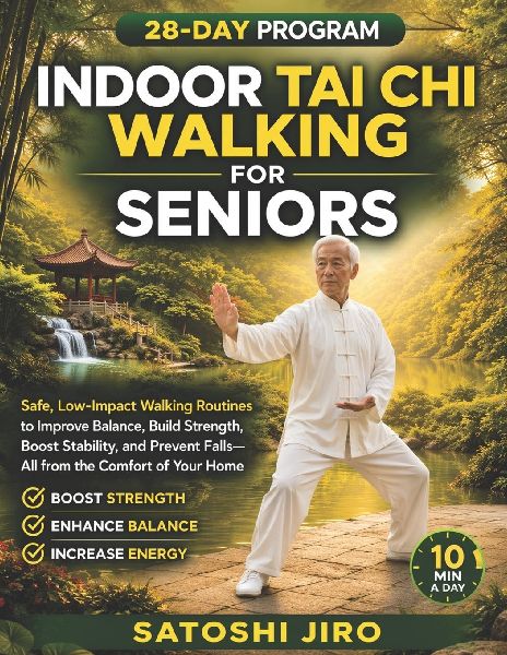 Indoor Tai Chi Walking For Seniors: Safe, Low-Impact Walking Routines to Improve Balance, Build Strength, Boost Stability, and Prevent Falls-All from the Comfort of Your Home