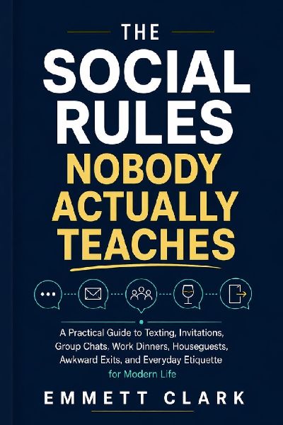 The Social Rules Nobody Actually Teaches: A Practical Guide to Texting, Invitations, Group Chats, Work Dinners, Houseguests, Awkward Exits, and Everyday Etiquette for Modern Life