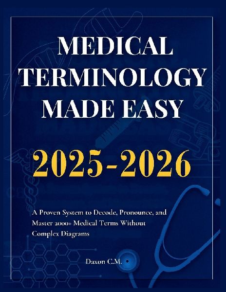 Medical Terminology Made Easy  2025-2026: A Proven System to Decode, Pronounce, and Master 2000+ Medical Terms Without Complex Diagrams