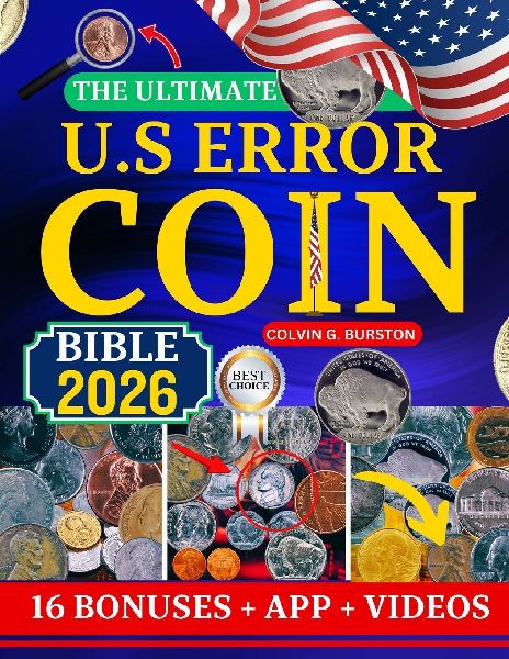 THE ULTIMATE U.S ERROR COIN BIBLE 2026: Advanced Collector's Guide to Rare U.S. Error Coins: Identification, Authentication, Pricing, and Investment Insights for 2026 and Beyond