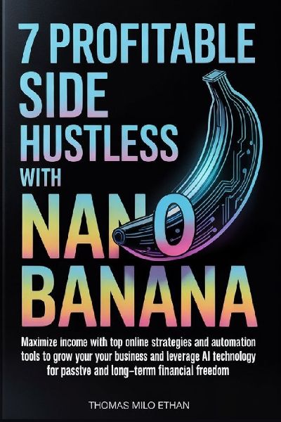 7 Profitable Side Hustles with Nano Banana: Maximize Income with Top Online Strategies and Automation Tools to Grow Your Business and Leverage AI Technology for Passive and Long-Term Financial Freedom
