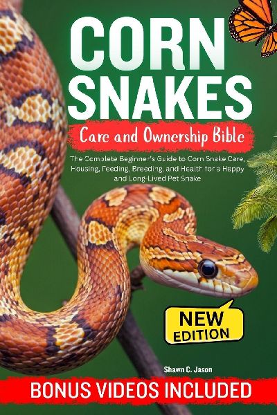 CORN SNAKES CARE AND OWNERSHIP BIBLE: The Complete Beginner's Guide to Corn Snake Care, Housing, Feeding, Breeding, and Health for a Happy and Long-Lived Pet Snake