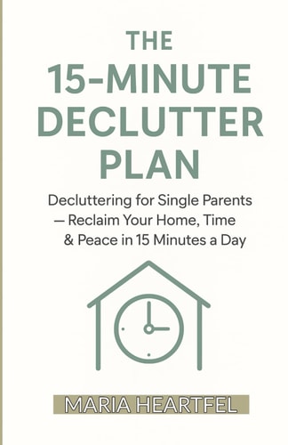 THE 15-MINUTE DECLUTTER PLAN: Decluttering for Single Parents — Reclaim Your Home, Time & Peace in 15 Minutes a Day