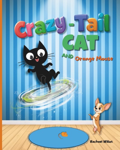 Crazy-Tail Cat and Orange Mouse