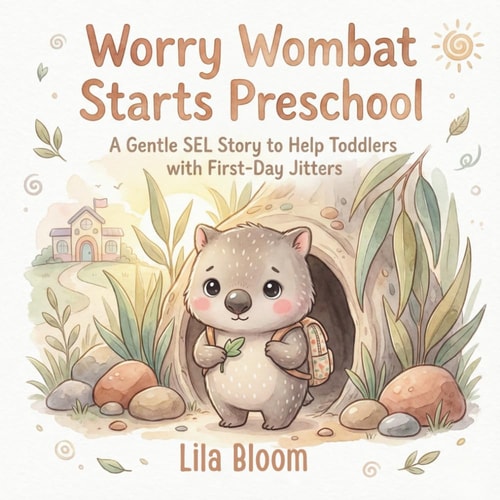 Worry Wombat Starts Preschool: A Gentle SEL Story to Help Toddlers with First-Day Jitters, Anxiety, and Big Feelings: A warm, beautifully illustrated ... and confidence for toddlers ages 2–5.