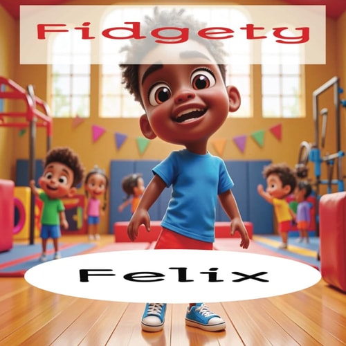 Fidgety Felix - Rhyming Story Time Children's Book Early Learning Kids Poetry