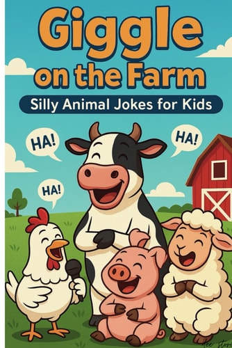 Giggle on the Farm Hilarious Animal Jokes for Kids: Over 100 Silly and Clean Farm Jokes Featuring Cows, Pigs, Chickens, Goats (for Kids Ages 6-10) Perfect for Bedtime Fun.