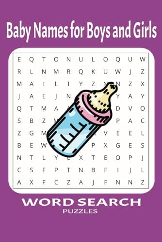 Baby Names for Boys and Girls Fun and Easy to Read Print Fun and Relaxation