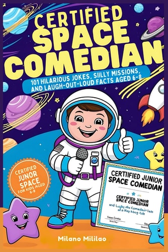 Certified Space Comedian 101 Hilarious Jokes, Silly Missions, and Laugh-Out-Loud Facts Aged 6-8 - Certified Junor Space for Kids Aged 6-8. Certified Junior Space Comedian.