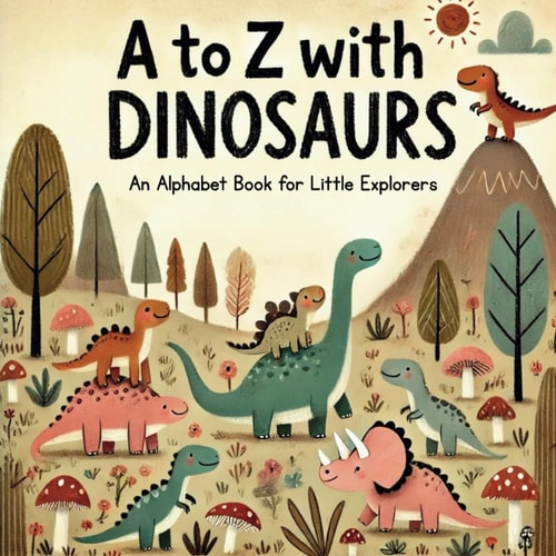 A to Z with Dinosaurs Discover and Learn the Alphabet with 26 Delightful Prehistoric Friends!