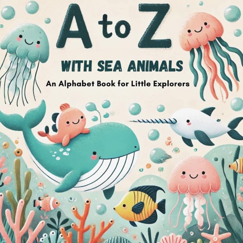 A to Z with Sea Animals Discover and Learn the Alphabet with 26 Delightful Ocean Friends!