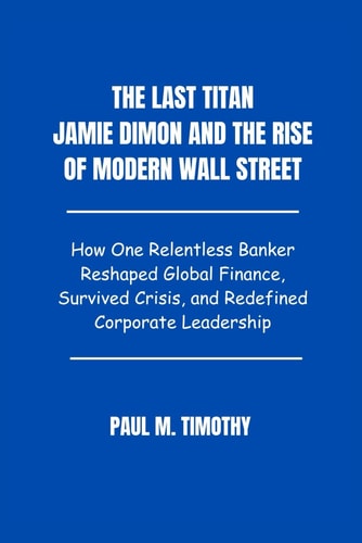 The Last Titan Jamie Dimon and the Rise of Modern Wall Street How One Relentless Banker Reshaped Global Finance, Survived Crisis, and Redefined Corporate Leadership