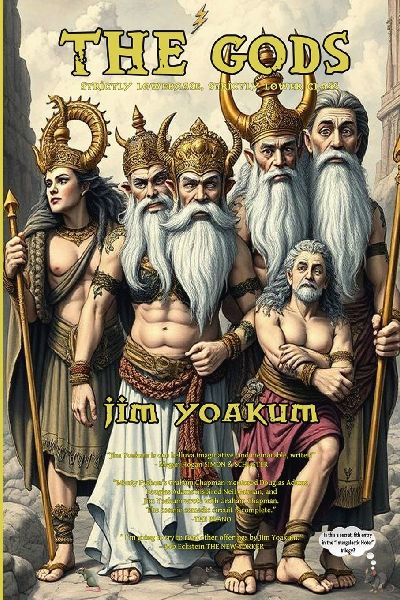The Gods: A Comic Novel About the Creation (and a possible secret 6th entry in the Intergalactic Hotel trilogy)