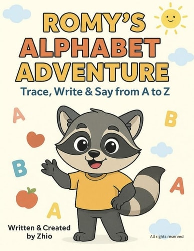 Romy's Alphabet Adventure Trace, Write & Say from A to Z