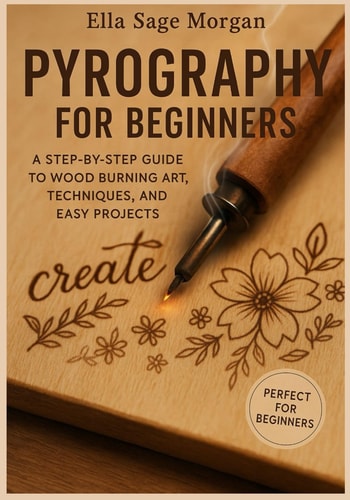 Pyrography for Beginners A Step-by-Step Guide to Wood Burning Art, Techniques, and Easy Projects