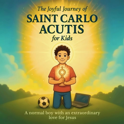 The Joyful Journey of Saint Carlo Acutis for Kids A Heartwarming Catholic Children's Story about Faith, Kindness, and Love of Jesus