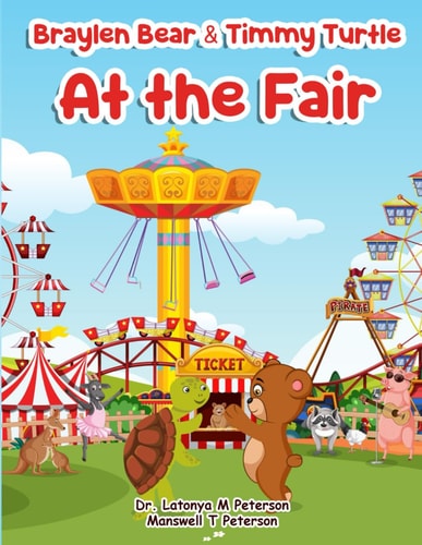 Braylen Bear and Timmy Turtle at the Fair