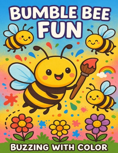 Bumble Bee Fun Buzzing with Color