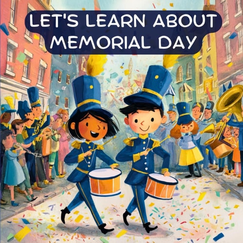 Let's Learn About Memorial Day A Patriotic Rhyming Book for Kids to Celebrate Memorial Day