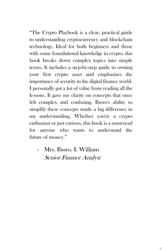 The Crypto Playbook A Beginner’s Guide to Cryptocurrency, Blockchain, and the Future of Money