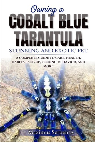 Owning a Cobalt Blue Tarantula A Complete Guide to Care, Health, Habitat Set-Up, Feeding, Behavior, and More